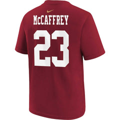 Christian McCaffrey San Francisco 49ers Youth Player Name & Number T-Shirt - Scarlet | Nike cheap