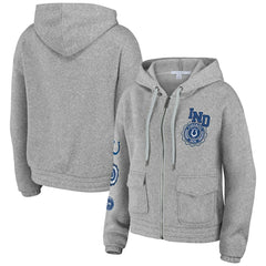 Indianapolis Colts WEAR by Erin Andrews Women's Full-Zip Hoodie - Heather Gray on sale