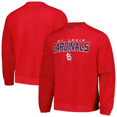 St. Louis Cardinals Stitches Pullover Sweatshirt - Red