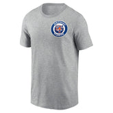 Detroit Tigers Cooperstown Collection Large Logo 2-Hit T-Shirt - Heather Gray | Nike