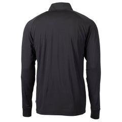 Los Angeles Dodgers Cutter & Buck Adapt Eco Knit Stretch Recycled Quarter-Zip Pullover Top - Black