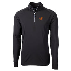 Baltimore Orioles Cutter & Buck Adapt Eco Knit Stretch Recycled Quarter-Zip Pullover Top - Black