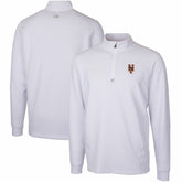 New York Mets Cutter & Buck Traverse Stretch Quarter-Zip Pullover Top - White