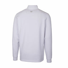 New York Mets Cutter & Buck Traverse Stretch Quarter-Zip Pullover Top - White