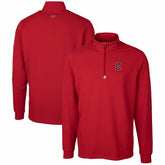 Cleveland Guardians Cutter & Buck Traverse Stretch Quarter-Zip Pullover Top - Red