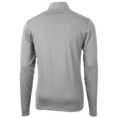 Philadelphia Phillies Cutter & Buck Virtue Eco Pique Recycled Quarter-Zip Pullover Top - Gray