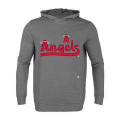 Los Angeles Angels Levelwear City Connect Relay Core Logo Pullover Hoodie - Gray