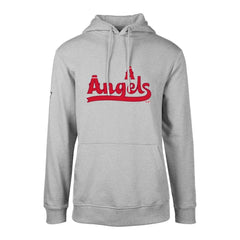 Los Angeles Angels Levelwear City Connect Podium Core Logo Pullover Hoodie - Heather Gray