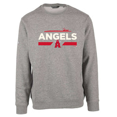Los Angeles Angels Levelwear City Connect Zane No Hitter Pullover Sweatshirt - Heather Gray