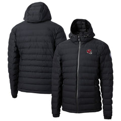 Kansas City Chiefs Cutter & Buck Helmet Mission Ridge Repreve Eco Insulated Puffer Full-Zip Jacket - Black for sale