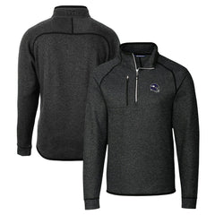 Minnesota Vikings Cutter & Buck Helmet Mainsail Sweater-Knit Half-Zip Pullover Jacket - Charcoal online