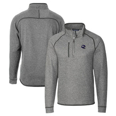 Minnesota Vikings Cutter & Buck Helmet Mainsail Sweater-Knit Half-Zip Pullover Jacket - Silver for sale