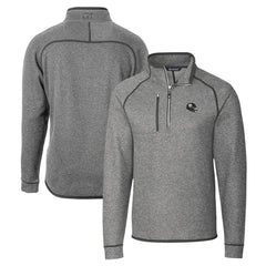 Pittsburgh Steelers Cutter & Buck Helmet Mainsail Sweater-Knit Half-Zip Pullover Jacket - Silver on sale