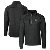 Las Vegas Raiders Cutter & Buck Helmet Mainsail Sweater-Knit Half-Zip Pullover Jacket - Charcoal online
