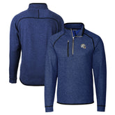 Los Angeles Chargers Cutter & Buck Helmet Mainsail Sweater-Knit Half-Zip Pullover Jacket - Blue online