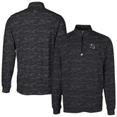 Pittsburgh Steelers Cutter & Buck Helmet Traverse Camo Print Stretch Quarter-Zip Pullover Top - Black online