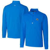 Detroit Lions Cutter & Buck Helmet Traverse Stretch Quarter-Zip Pullover Top - Blue discount