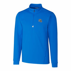 Detroit Lions Cutter & Buck Helmet Traverse Stretch Quarter-Zip Pullover Top - Blue discount