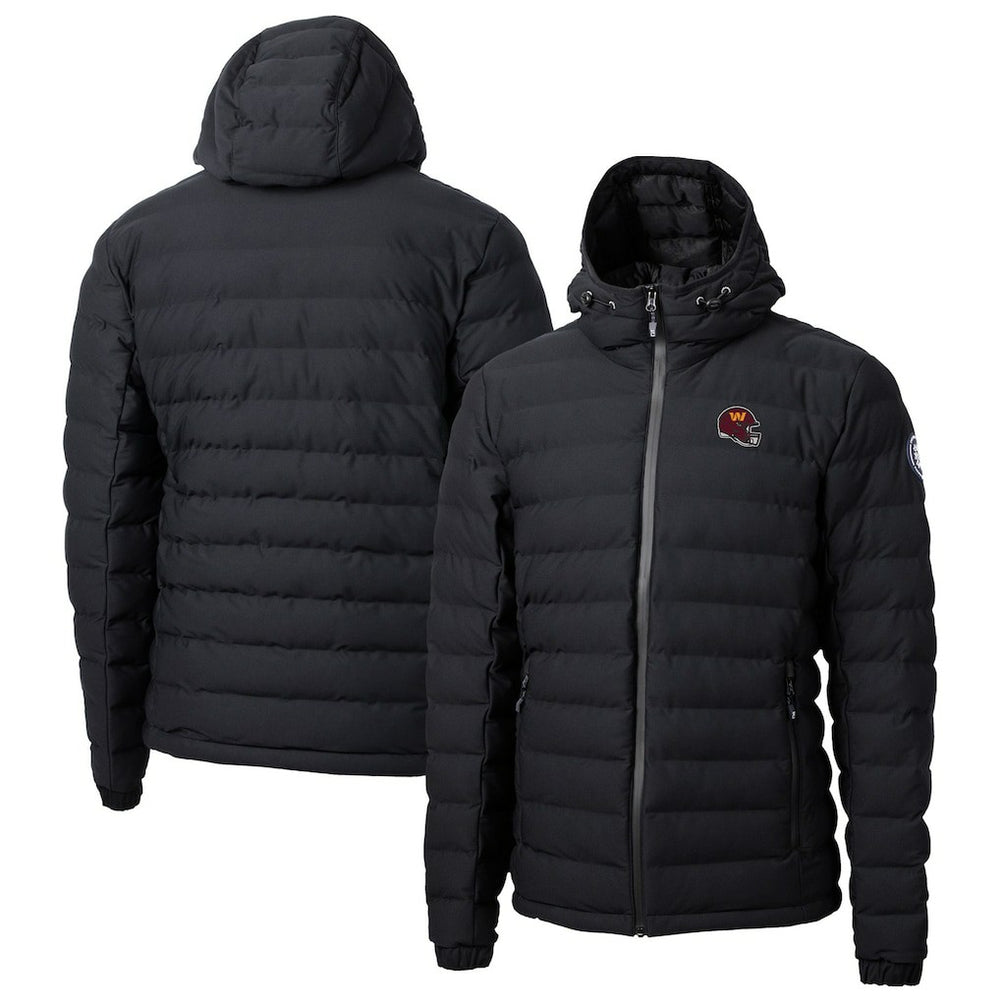 Washington Commanders Cutter & Buck Helmet Mission Ridge Repreve Eco Insulated Puffer Full-Zip Jacket - Black discount