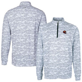 Washington Commanders Cutter & Buck Helmet Traverse Camo Print Stretch Quarter-Zip Pullover Top - Charcoal discount