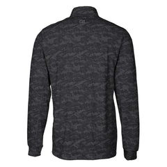 Baltimore Ravens Cutter & Buck Helmet Traverse Camo Print Stretch Quarter-Zip Pullover Top - Black on sale