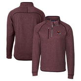 Washington Commanders Cutter & Buck Helmet Mainsail Sweater-Knit Half-Zip Pullover Jacket - Burgundy sale