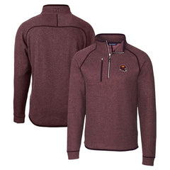 Washington Commanders Cutter & Buck Helmet Mainsail Sweater-Knit Half-Zip Pullover Jacket - Burgundy sale