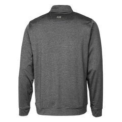 Green Bay Packers Cutter & Buck Helmet Stealth Heathered Quarter-Zip Pullover Top - Gray outlet