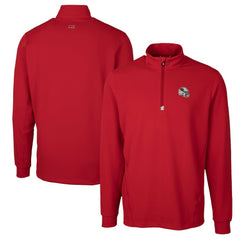 Arizona Cardinals Cutter & Buck Helmet Traverse Stretch Quarter-Zip Pullover Top - Cardinal on sale