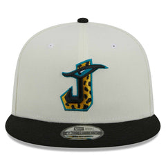 Jacksonville Jaguars New Era City Originals 9FIFTY Snapback Hat - Cream/Black sale