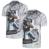 Bo Jackson Las Vegas Raiders Retired Player Name & Number Burst T-Shirt - White for sale