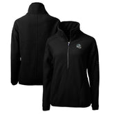 Carolina Panthers Cutter & Buck Women's Helmet Logo Cascade Eco Sherpa Fleece Half-Zip Pullover Jacket - Black outlet