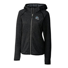 Detroit Lions Cutter & Buck Women's Helmet Logo Mainsail Sweater-Knit Full-Zip Hoodie - Charcoal sale