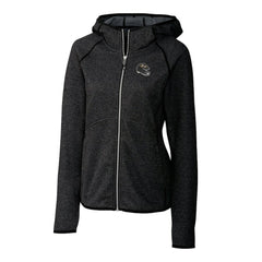 Baltimore Ravens Cutter & Buck Women's Helmet Logo Mainsail Sweater-Knit Full-Zip Hoodie - Charcoal for sale