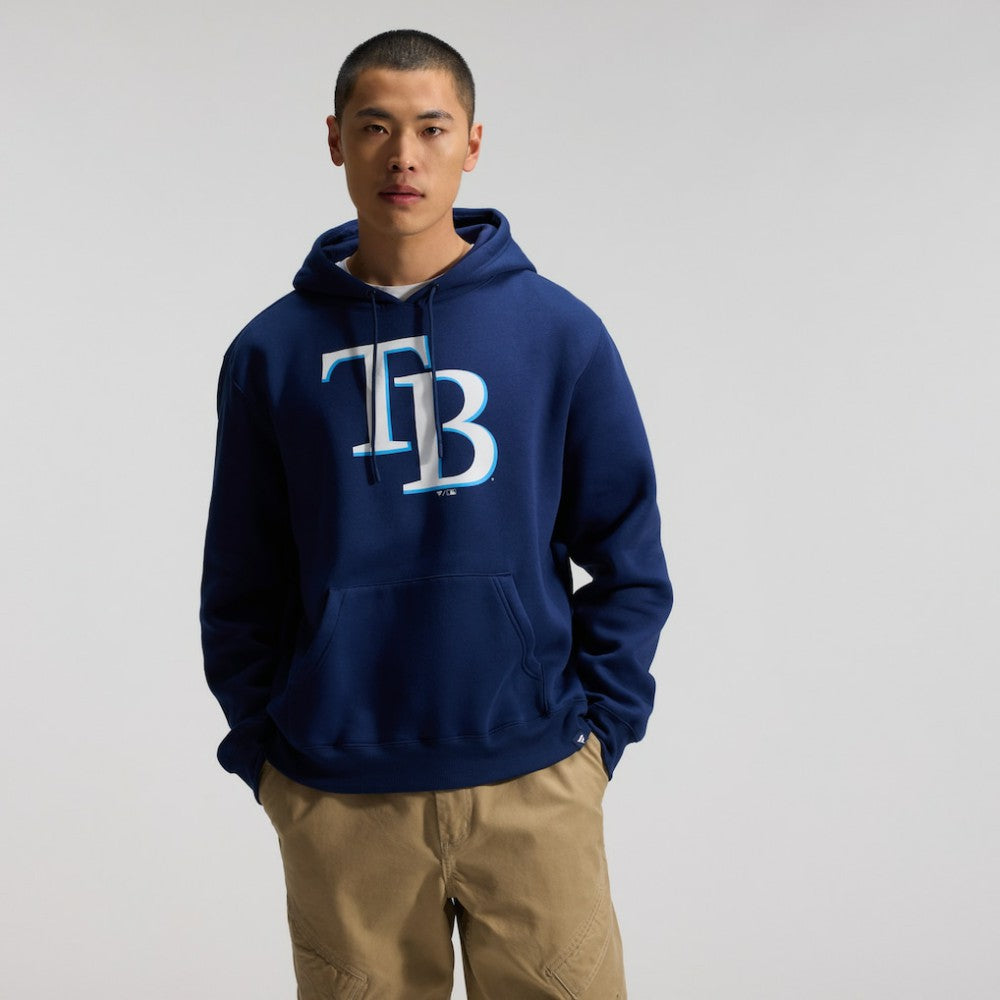 Tampa Bay Rays Primary Logo Legacy Hoodie - Navy