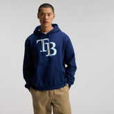 Tampa Bay Rays Primary Logo Legacy Hoodie - Navy