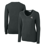 Arizona Cardinals Cutter & Buck Women's Helmet Logo Lakemont Tri-Blend V-Neck Pullover Sweater - Charcoal cheap