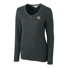 Arizona Cardinals Cutter & Buck Women's Helmet Logo Lakemont Tri-Blend V-Neck Pullover Sweater - Charcoal cheap
