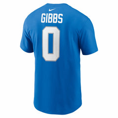 Jahmyr Gibbs Detroit Lions Name & Number T-Shirt - Blue | Nike cheap