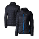 Tennessee Titans Cutter & Buck Women's Helmet Logo Rainier PrimaLoft Eco Insulated Full-Zip Puffer Jacket - Navy outlet