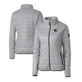 Baltimore Ravens Cutter & Buck Women's Helmet Logo Rainier PrimaLoft Eco Insulated Full-Zip Puffer Jacket - Gray cheap