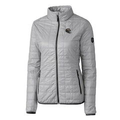 Baltimore Ravens Cutter & Buck Women's Helmet Logo Rainier PrimaLoft Eco Insulated Full-Zip Puffer Jacket - Gray cheap