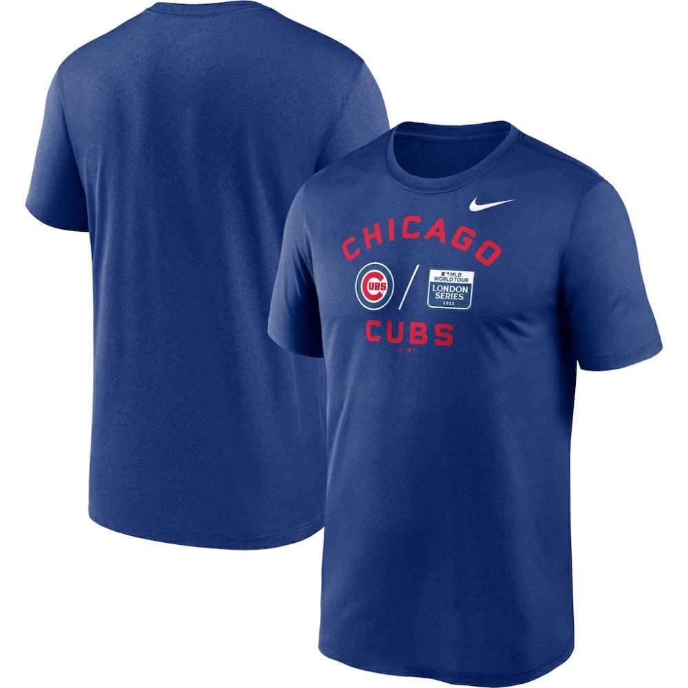 Chicago Cubs 2023 MLB World Tour: London Series Legend Performance T-Shirt - Royal | Nike