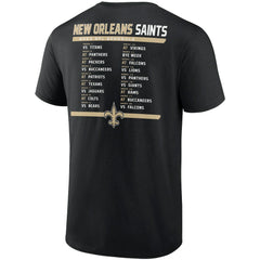 New Orleans Saints Two-Pack 2023 Schedule T-Shirt Combo Set - Black/White outlet