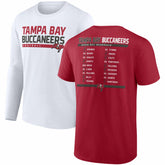 Tampa Bay Buccaneers Two-Pack 2023 Schedule T-Shirt Combo Set - Red/White for sale