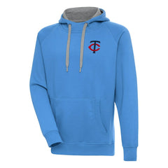 Minnesota Twins Antigua Victory Pullover Hoodie - Light Blue
