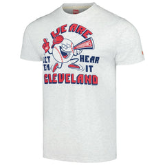 Cleveland Guardians Homage Doodle Collection We Are Cleveland Tri-Blend T-Shirt - Gray