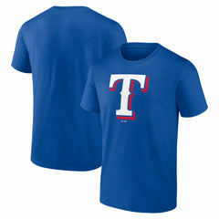 Texas Rangers Logo Athletic Official Logo T-Shirt - Royal
