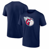 Cleveland Guardians Logo Athletic Official Logo T-Shirt - Navy