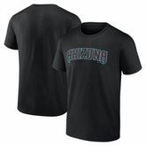 Arizona Diamondbacks Logo Athletic Wordmark T-Shirt - Black